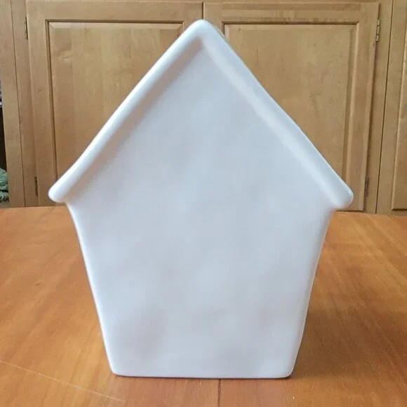 Rae Dunn Ceramic House Shaped HONEY MOON FUND Savings Bank - Picture 5 of 8